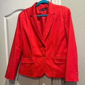 7th Avenue New York lined orange blazer 18